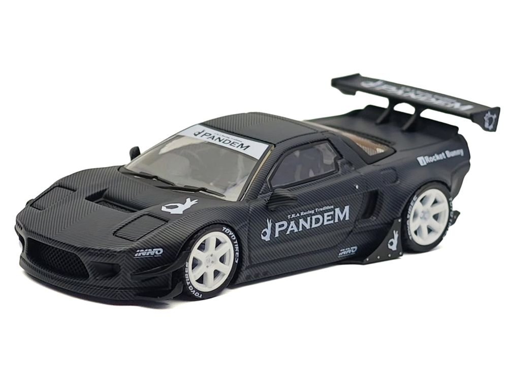 Honda NSX (NA1) RHD (Right Hand Drive) "Pandem Rocket Bunny" Carbon Fiber "Indonesia Diecast Expo 2025 Event Edition" 1/64 Diecast Model Car by Inno Models view 2