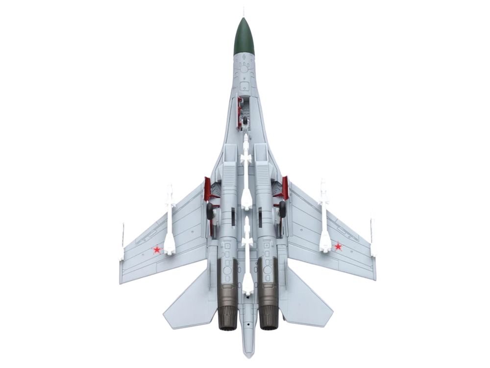 Sukhoi Su-27 Flanker-B Aircraft "Red 36 941st Fighter Aviation Regiment" (1987) Soviet Air Force 1/100 Diecast Model Airplane by Legion view 4