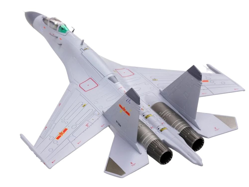 Shenyang J-11BH Yinglong Aircraft "Blue 24" (2014) People’s Liberation Army Navy Air Force 1/100 Diecast Model Airplane by Legion view 2