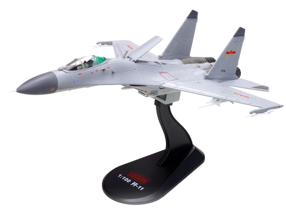Shenyang J-11BH Yinglong Aircraft "Blue 24" (2014) People’s Liberation Army Navy Air Force 1/100 Diecast Model Airplane by Legion view 4