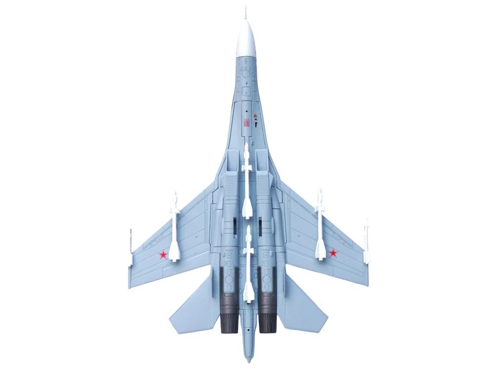 Sukhoi Su-27 Flanker-B Aircraft "Blue 388 Paris Air Show" (1989) Soviet Air Force 1/100 Diecast Model Airplane by Legion view 4