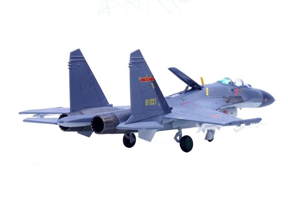 Shenyang J-11B Yinglong Aircraft "61021 Northern Theater Command" (2019) People's Liberation Army Air Force 1/100 Diecast Model Airplane by Legion view 2