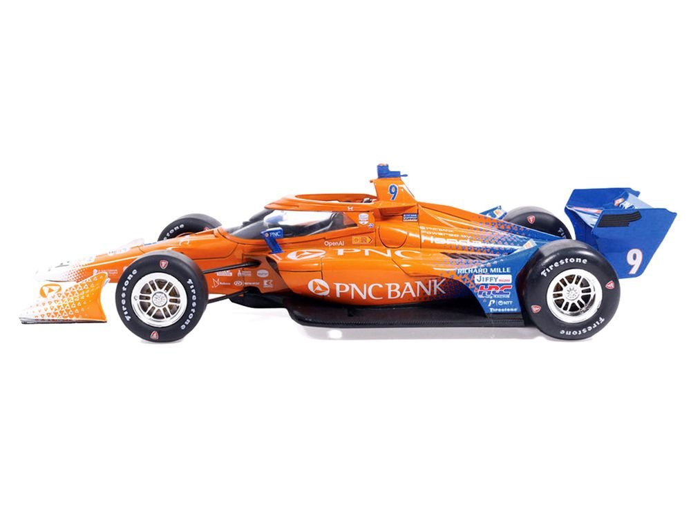 Dallara IndyCar #9 Scott Dixon "PNC Bank" Chip Ganassi Racing (Road Course Configuration) "NTT IndyCar Series" (2026) 1/18 Diecast Model Car by IXO Models view 2
