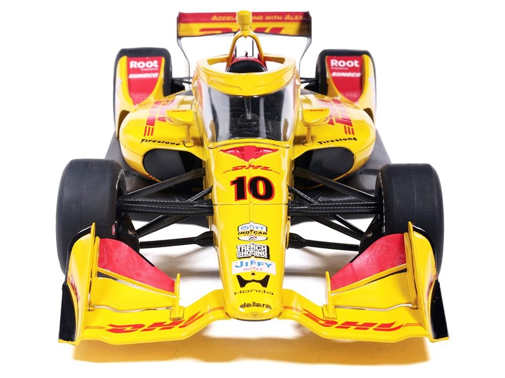 Dallara IndyCar #10 Alex Palou "DHL" Chip Ganassi Racing (Road Course Configuration) "NTT IndyCar Series" (2026) 1/18 Diecast Model Car by IXO Models view 4