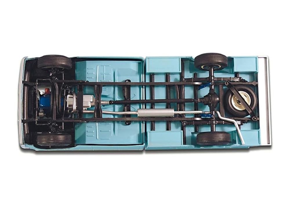 Skill 3 Model Kit 1967 Ford F100 Service Bed Pickup Truck 1/25 Scale Model by Moebius view 5