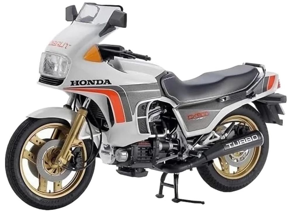 Model Kit Honda CX500 Turbo Motorcycle 1/12 Scale Model by Tamiya view 2