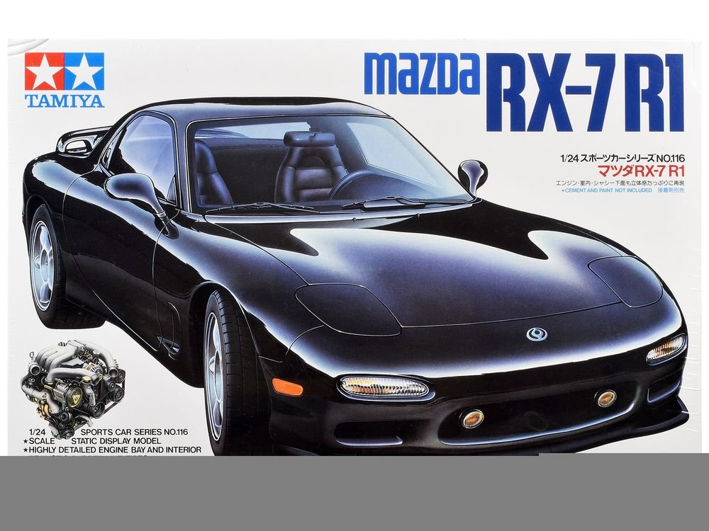 Model Kit Mazda RX-7 R1 1/24 Scale Model by Tamiya