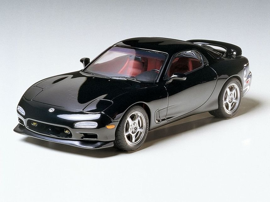 Model Kit Mazda RX-7 R1 1/24 Scale Model by Tamiya view 2