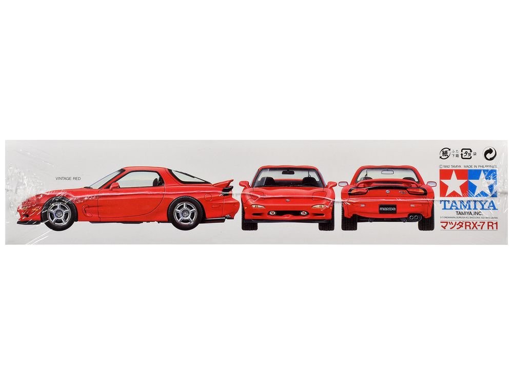 Model Kit Mazda RX-7 R1 1/24 Scale Model by Tamiya view 3
