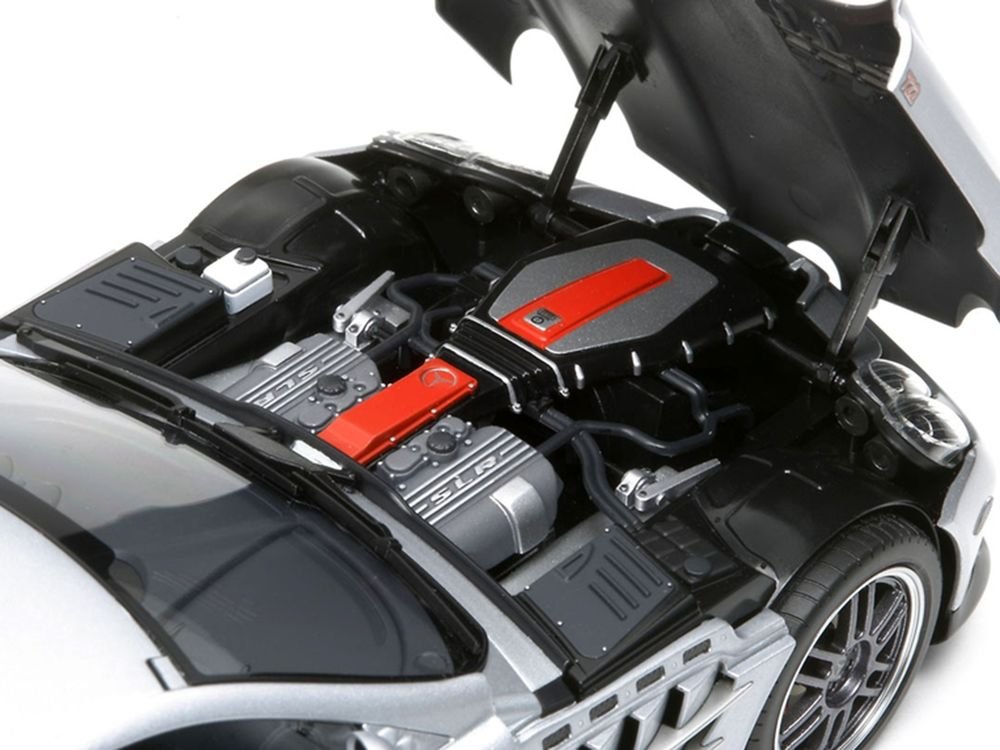 Model Kit Mercedes-Benz SLR McLaren 722 Edition 1/24 Scale Model by Tamiya view 4