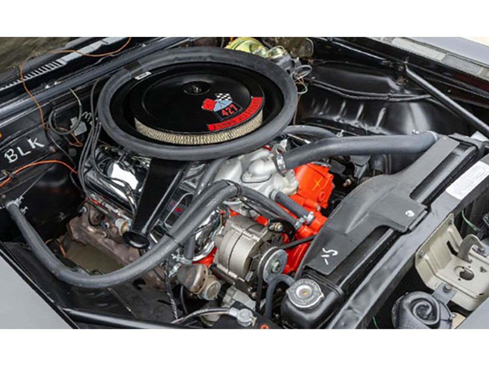 427 Engine & Transmission Replica from "1969 Chevrolet COPO Camaro" 1/18 Model by ACME view 3