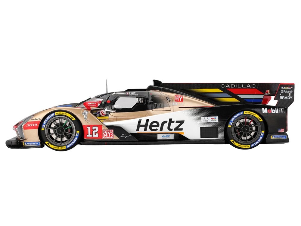 Cadillac V-Series.R #12 Alex Lynn - Norman Nato - Will Stevens "Cadillac Hertz Team Jota" FIA WEC "24 Hours of Le Mans" (2025) 1/18 Model Car by Top Speed view 3