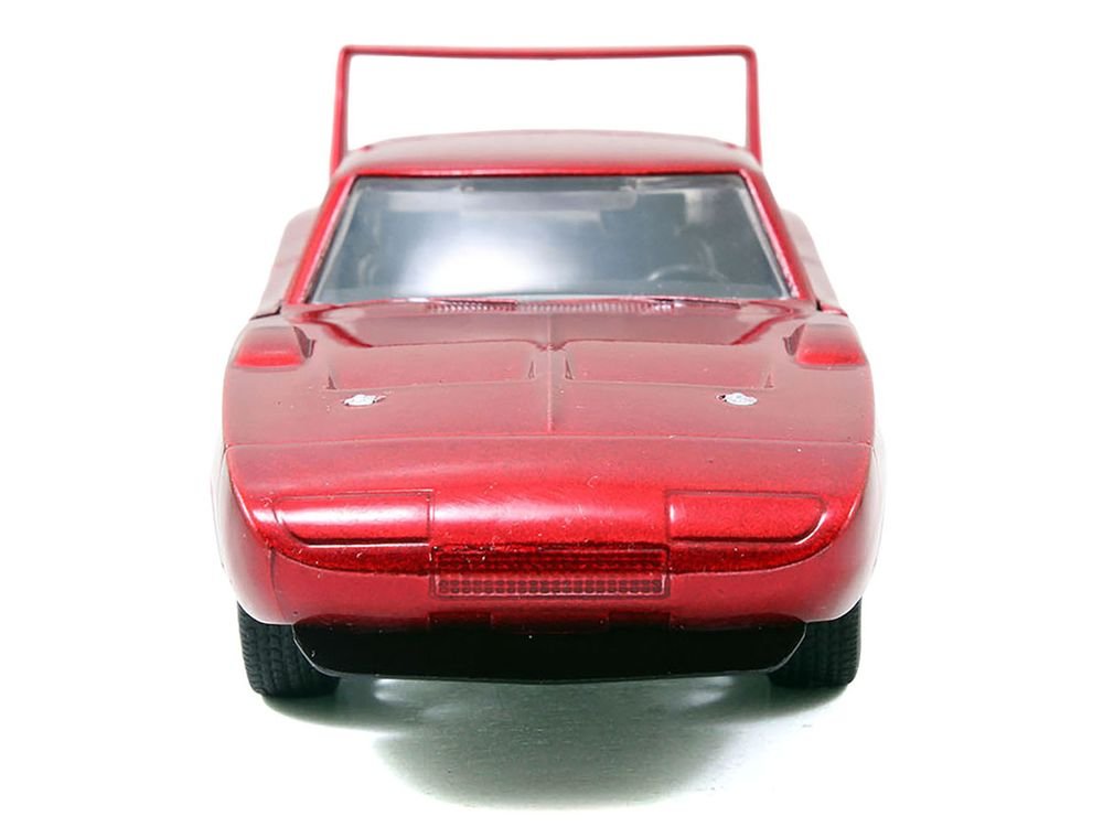 Dom's Dodge Charger Daytona Red Metallic "Fast & Furious 6" (2013) Movie "25 Years of Fast & Furious" Series die cast model car by Jada view 3