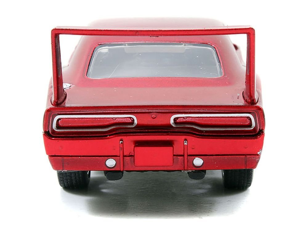 Dom's Dodge Charger Daytona Red Metallic "Fast & Furious 6" (2013) Movie "25 Years of Fast & Furious" Series die cast model car by Jada view 4