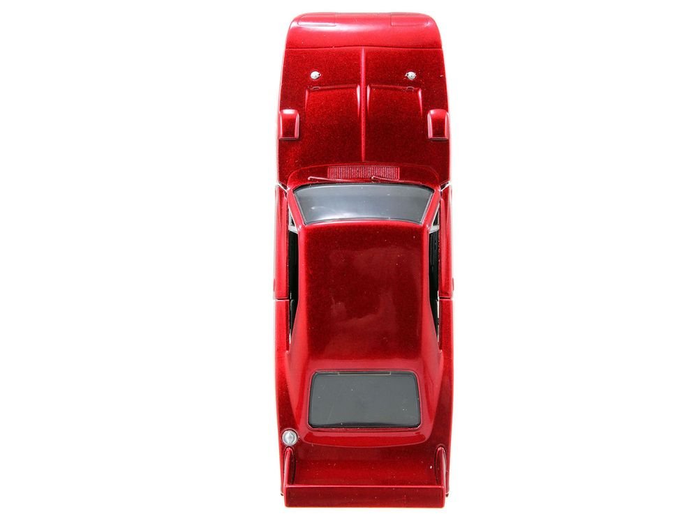 Dom's Dodge Charger Daytona Red Metallic "Fast & Furious 6" (2013) Movie "25 Years of Fast & Furious" Series die cast model car by Jada view 5