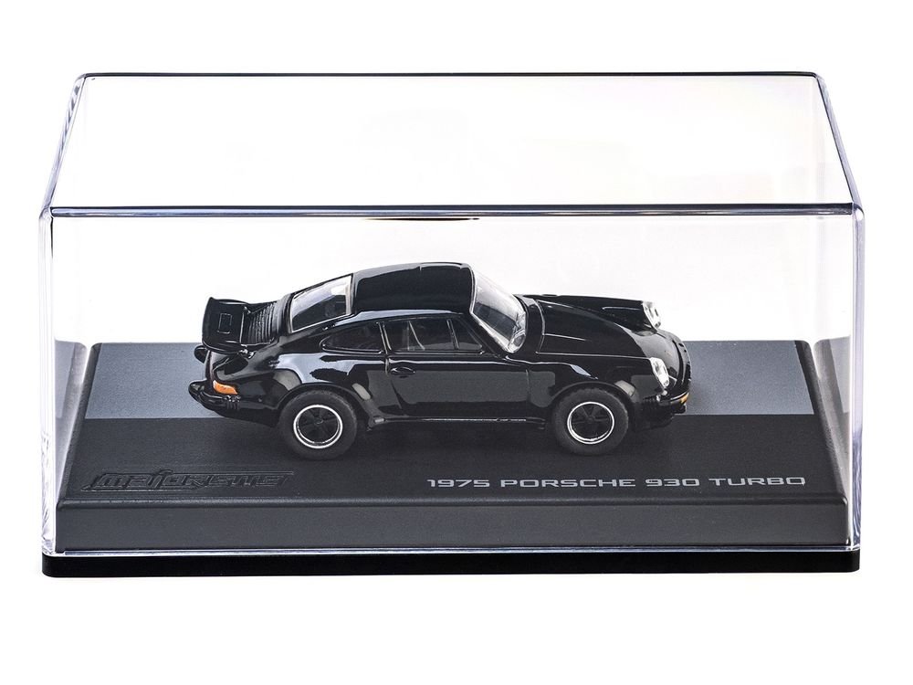 1975 Porsche 930 Turbo Black "Collection" Series 1/64 Diecast Model Car by Majorette view 4