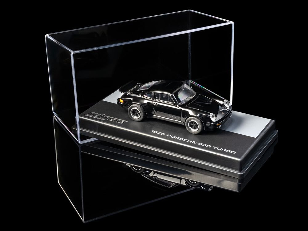 1975 Porsche 930 Turbo Black "Collection" Series 1/64 Diecast Model Car by Majorette view 5