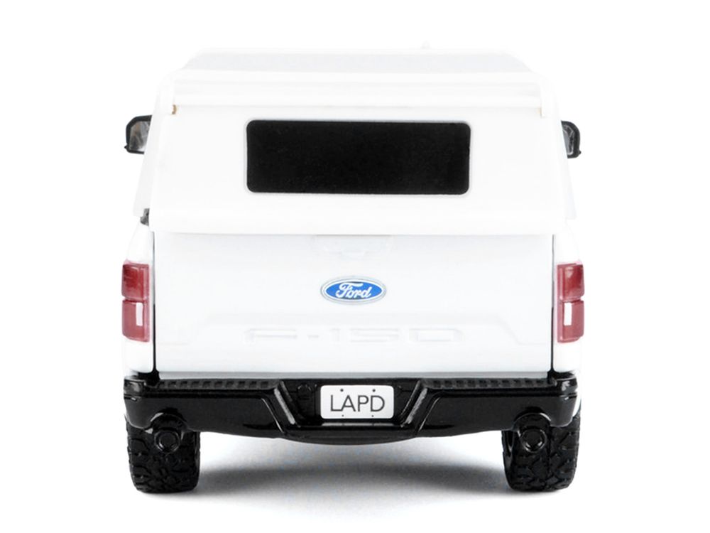 2019 Ford F-150 Lariat Crew Cab Pickup Truck "Los Angeles Police Department Bomb Squad" White "Law Enforcement and Public Service" Series 1/24-1/27 Diecast Model Car by Motormax view 4