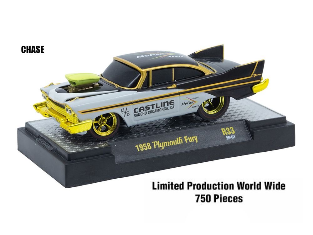 "Ground Pounders" 6 Cars Set Release 33 IN DISPLAY CASES Limited Edition 1/64 Diecast Model Cars by M2 Machines view 2