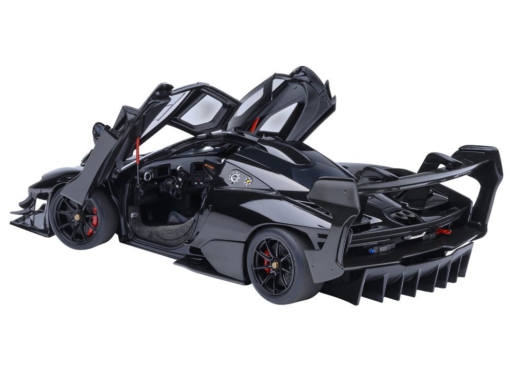 McLaren Senna GTR Onyx Black 1/18 Model Car by Autoart view 2