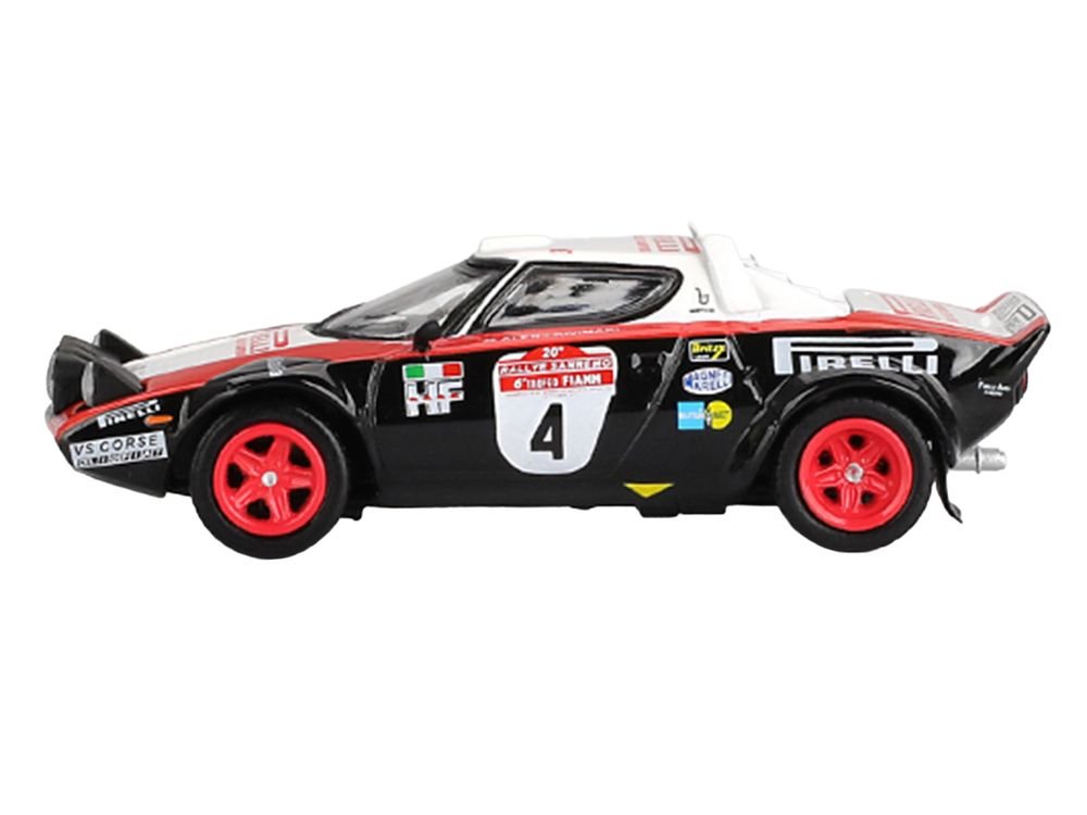 Lancia Stratos HF #4 Markku Alen - Ilkka Kivimaki Winner "Rally Sanremo" (1978) Limited Edition 1/64 Diecast Model Car by Mini GT view 3