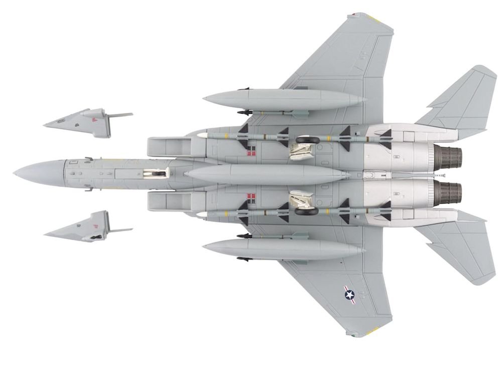 McDonnell Douglas F-15A Eagle Fighter Aircraft "NATO Tiger Meet 36th TFW 53rd TFS Bitburg AFB" (1981) United States Air Force "Air Power Series" 1/72 Diecast Model by Hobby Master view 5