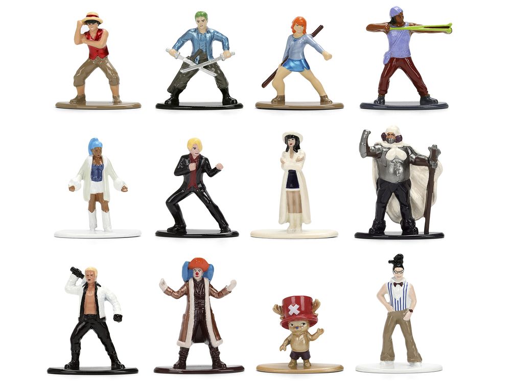 Set of 12 Diecast Figures "One Piece" (2023-Current) TV Series "Metalfigs" Series Diecast Models by Jada view 2
