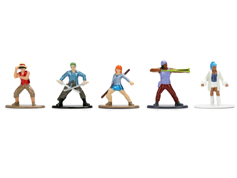 Set of 12 Diecast Figures "One Piece" (2023-Current) TV Series "Metalfigs" Series Diecast Models by Jada view 3