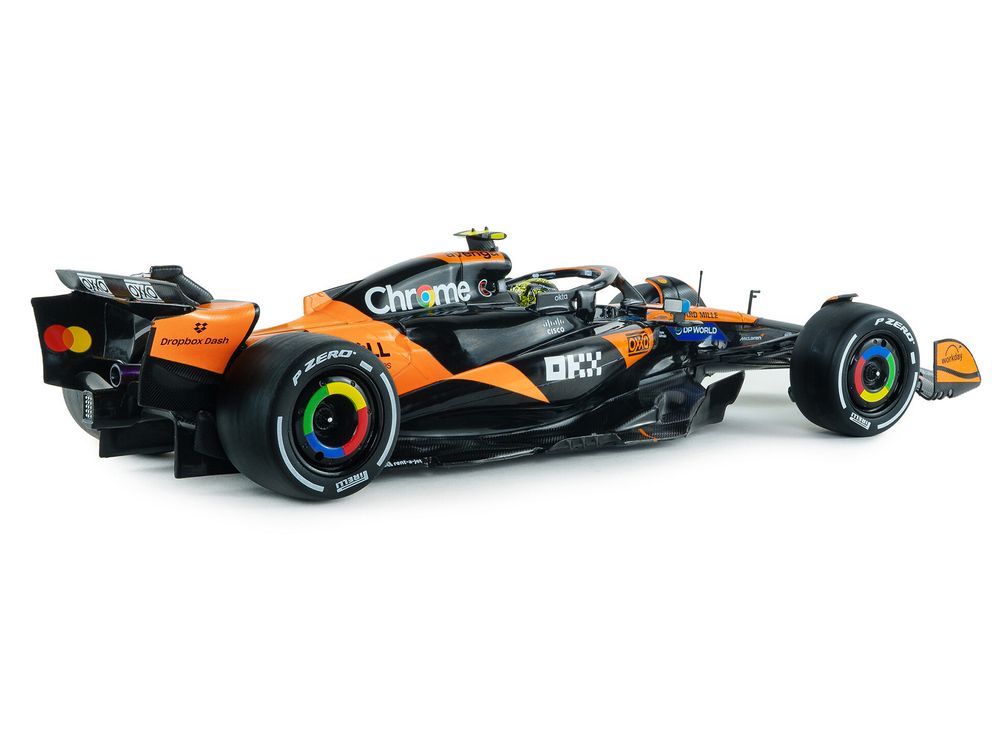 McLaren MCL39 #4 Lando Norris "OKX" Winner Formula One F1 "Australian GP" (2025) "Competition" Series 1/18 Diecast Model Car by Solido view 3
