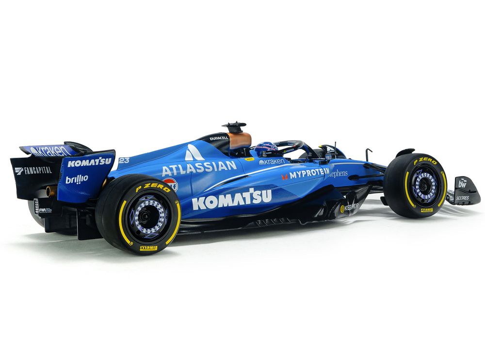 Williams FW47 #23 Alex Albon "Atlassian" Formula One F1 "Australian GP" (2025) "Competition" Series 1/18 Diecast Model Car by Solido view 3