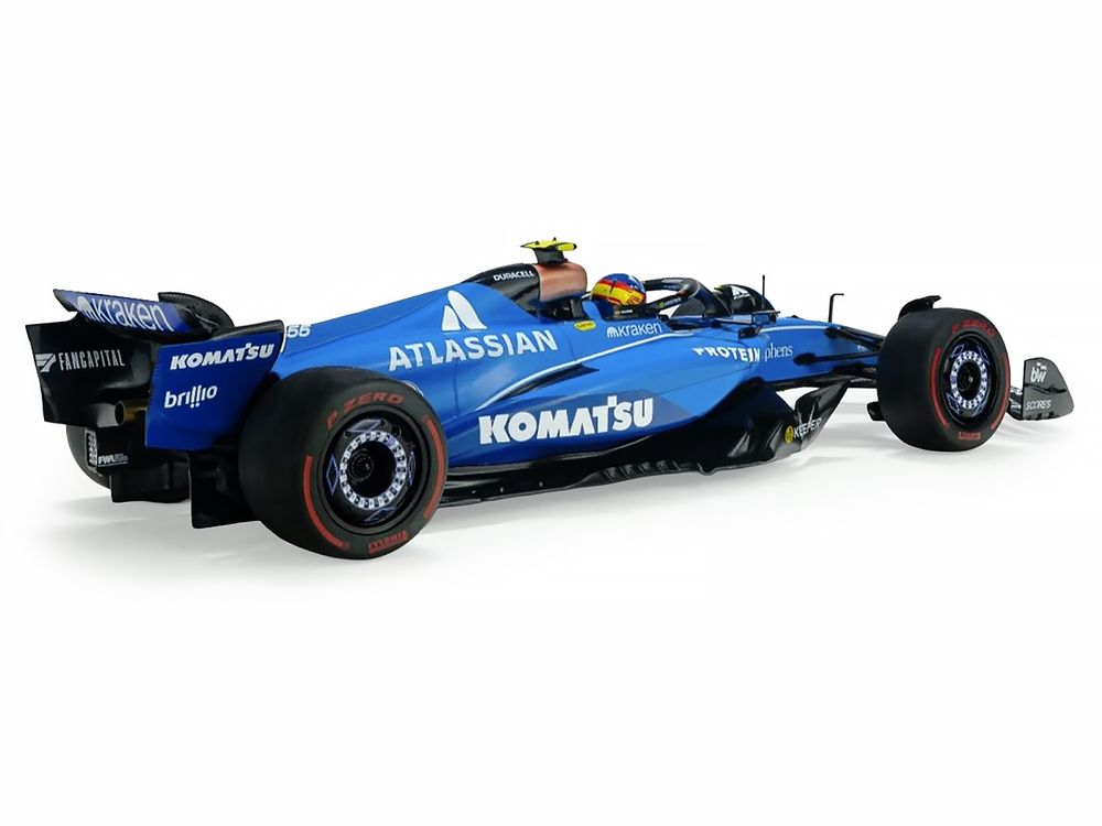 Williams FW47 #55 Carlos Sainz "Atlassian" Formula One F1 "Australian GP" (2025) "Competition" Series 1/18 Diecast Model Car by Solido view 3