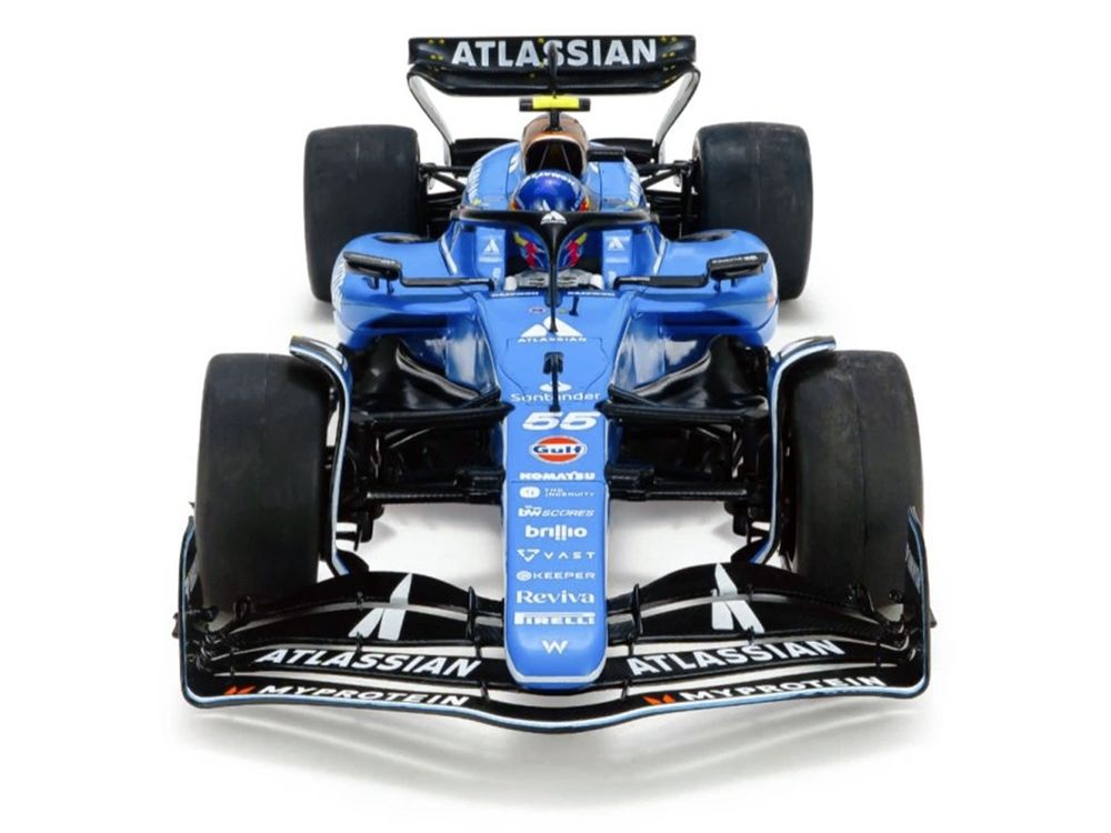 Williams FW47 #55 Carlos Sainz "Atlassian" Formula One F1 "Australian GP" (2025) "Competition" Series 1/18 Diecast Model Car by Solido view 4