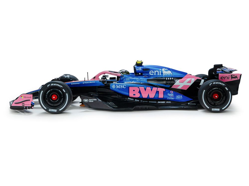 Alpine A525 #7 Jack Doohan "BWT" Formula One F1 "Chinese GP" (2025) "Competition" Series 1/18 Diecast Model Car by Solido view 2