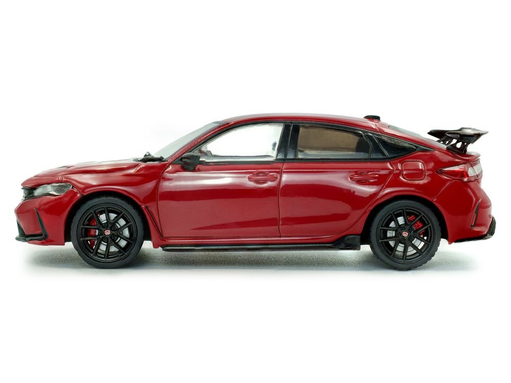 2022 Honda Civic Type R Rally Red 1/43 Diecast Model Car by Solido view 2