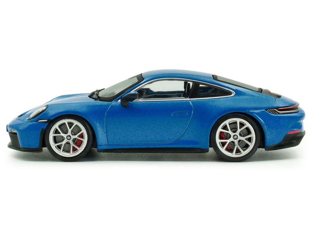 2023 Porsche 911 (992) GT3 Touring South Sea Blue Metallic 1/43 Diecast Model Car by Solido view 2