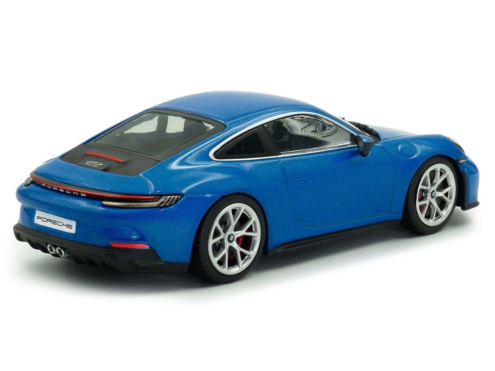 2023 Porsche 911 (992) GT3 Touring South Sea Blue Metallic 1/43 Diecast Model Car by Solido view 3