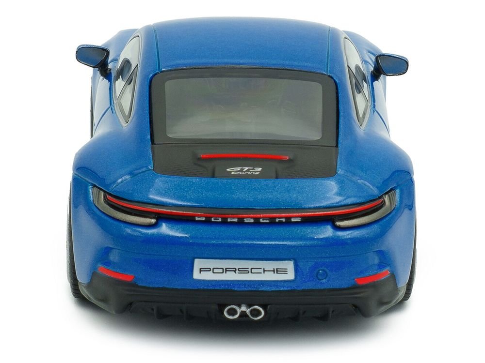 2023 Porsche 911 (992) GT3 Touring South Sea Blue Metallic 1/43 Diecast Model Car by Solido view 5