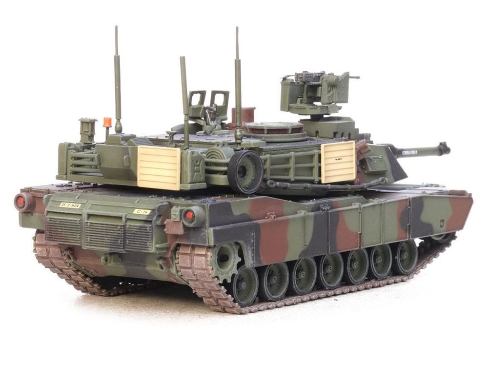 General Dynamics M1A2 SEP V2 Abrams Tank "2nd Battalion 9th Infantry Regiment 2nd Infantry Division South Korea" United States Army 1/72 Diecast Model by Panzerkampf view 2