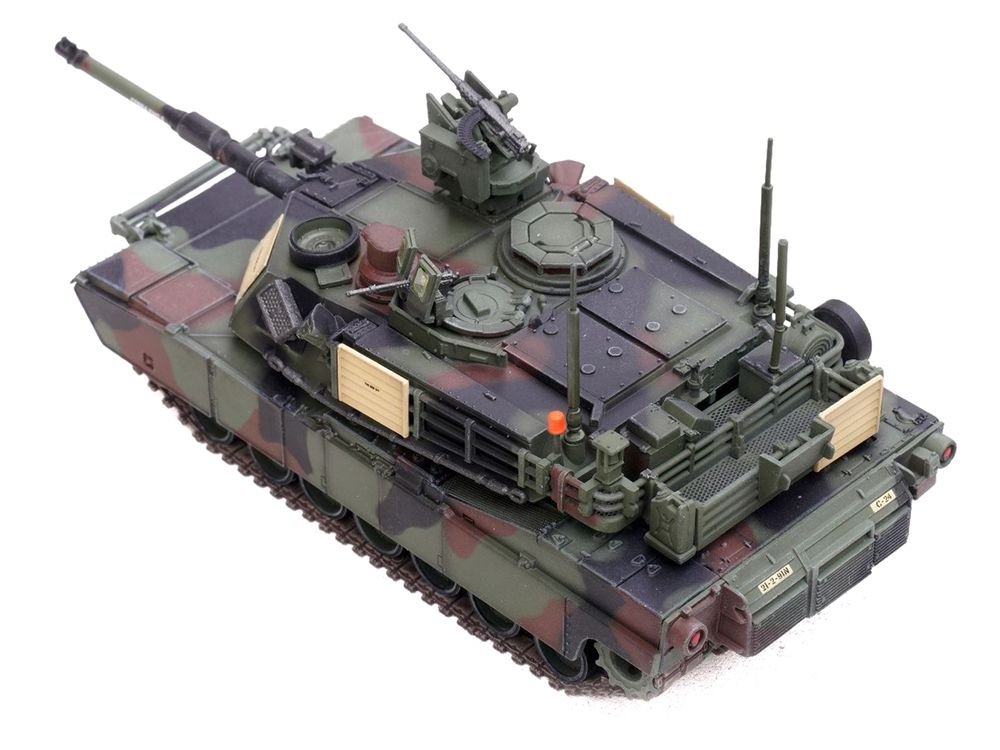 General Dynamics M1A2 SEP V2 Abrams Tank "2nd Battalion 9th Infantry Regiment 2nd Infantry Division South Korea" United States Army 1/72 Diecast Model by Panzerkampf view 4