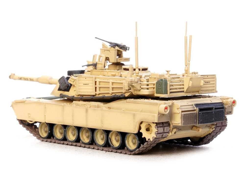 General Dynamics M1A2 SEP V2 Abrams Tank "1st Battalion 15th Cavalry Regiment 3rd Heavy Brigade 3rd Cavalry Division" United States Army 1/72 Diecast Model by Panzerkampf view 3