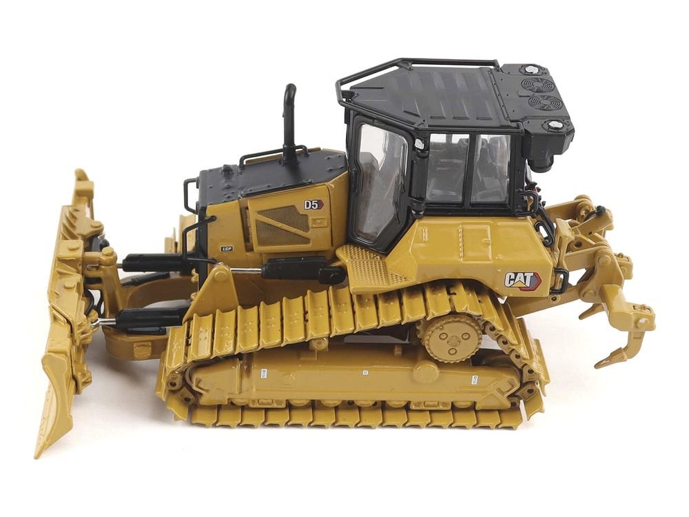 CAT Caterpillar D5 LGP Track-Type Dozer Yellow "High Line" Series 1/50 Diecast Model by Diecast Masters view 2