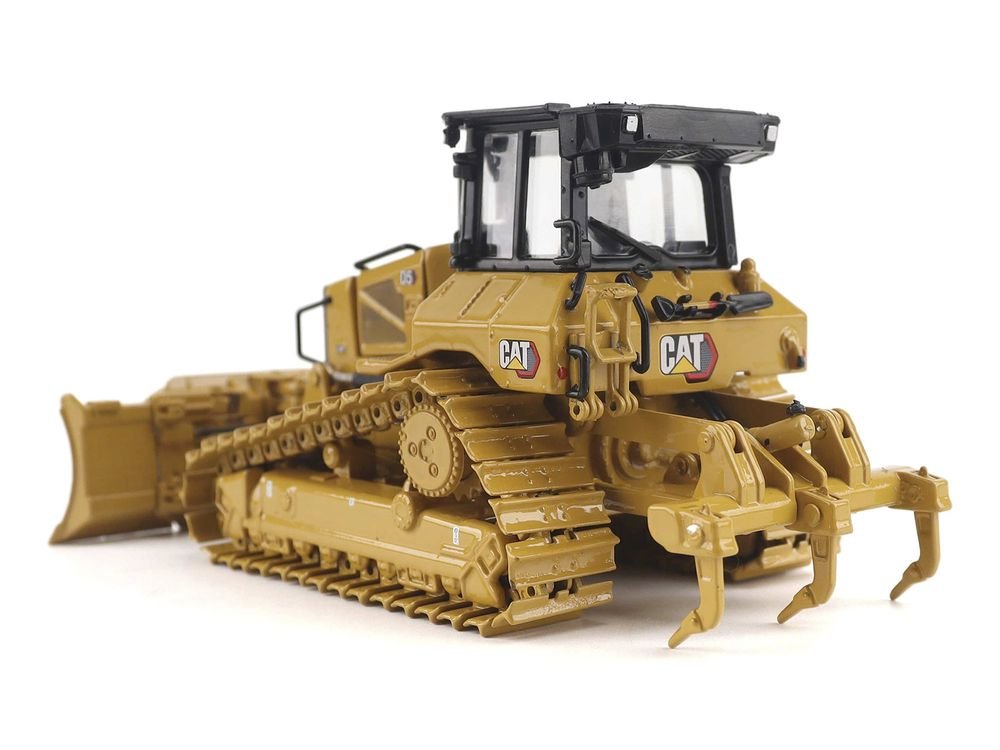 CAT Caterpillar D5 LGP Track-Type Dozer Yellow "High Line" Series 1/50 Diecast Model by Diecast Masters view 4