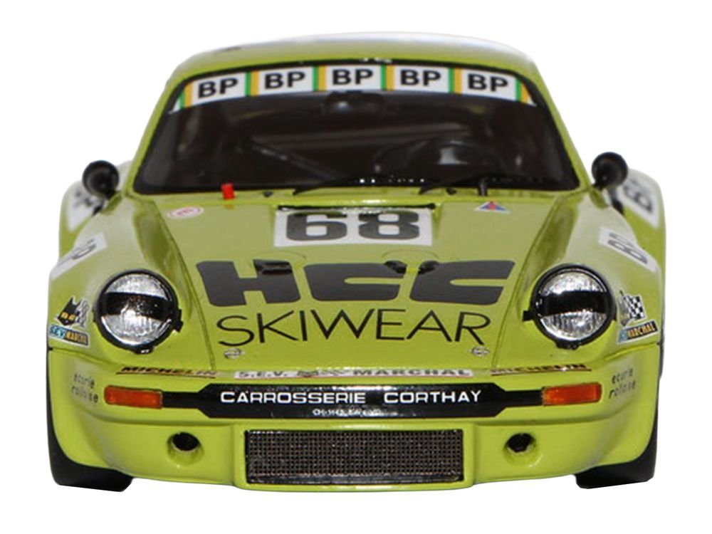 Porsche 911 Carrera RSR 3.0 #68 Guy Verrier - Florian Vetsch - Jean-Robert Corthay "24 Hours of Le Mans" (1975) 1/64 Model Car by Spark view 5