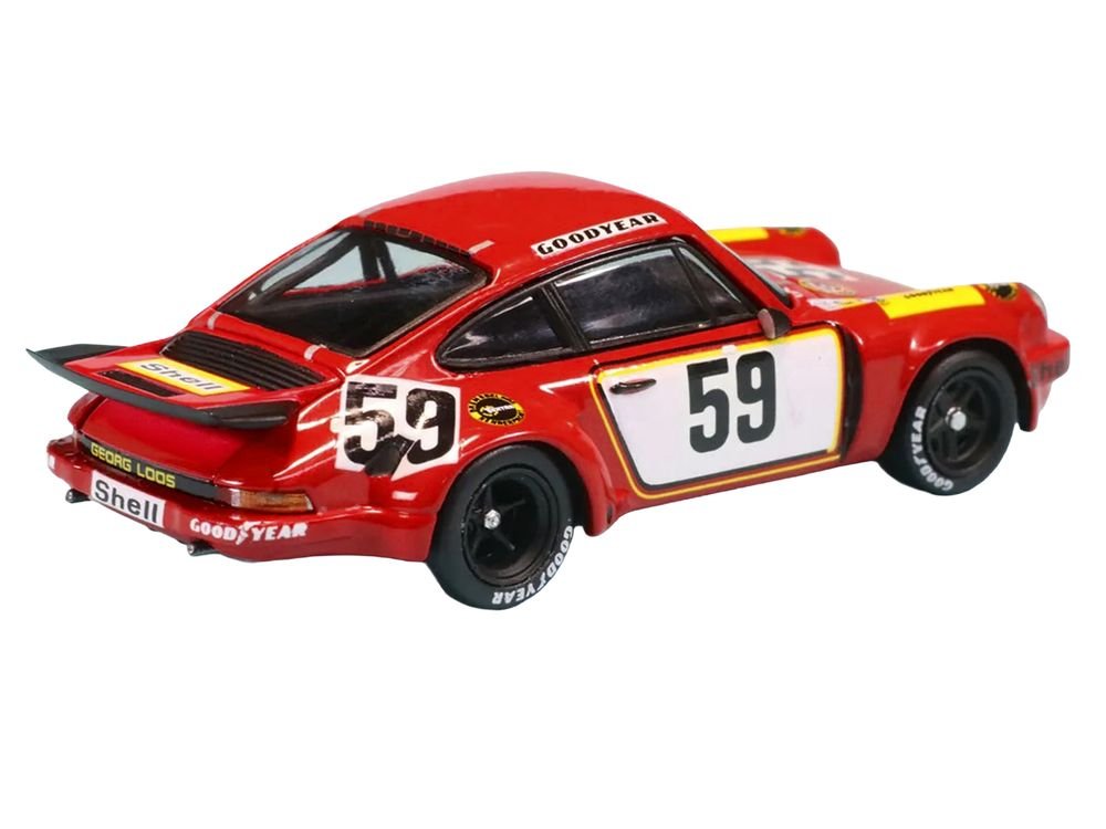 Porsche 911 Carrera RSR #59 Tim Schenken - Howden Ganley "Gelo Racing Team" "24 Hours of Le Mans" (1975) 1/64 Model Car by Spark view 4