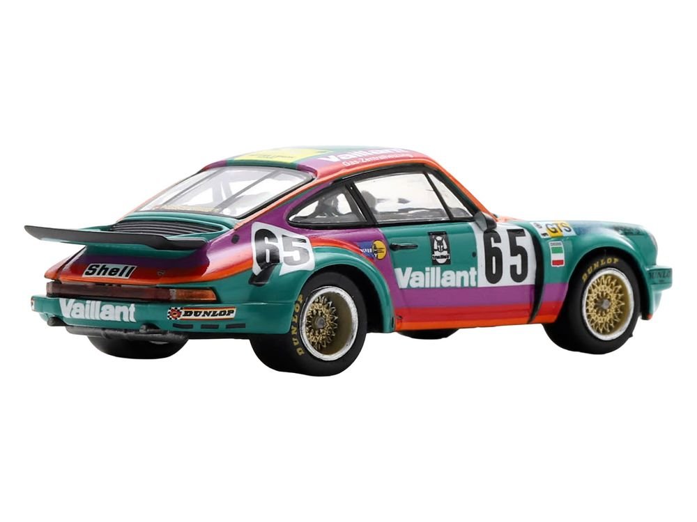 Porsche 911 Carrera RSR #65 Juan Carlos Bolanos - Andres Contreras - Billy Sprowls "Porsche Kremer Racing Team" "24 Hours of Le Mans" (1975) 1/64 Model Car by Spark view 4