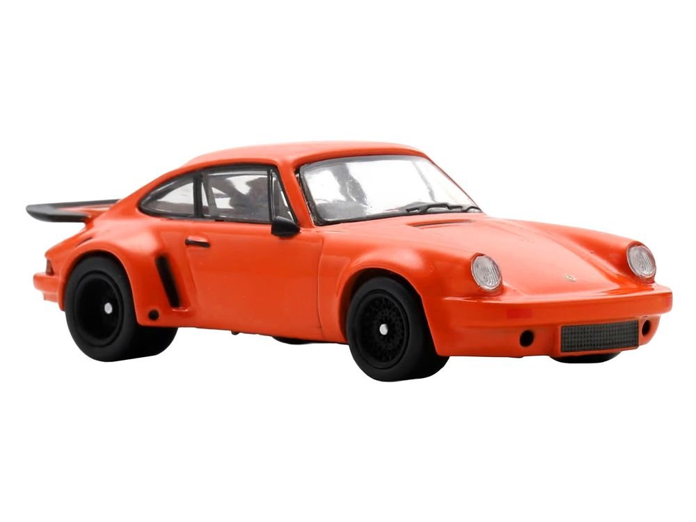 1974 Porsche 911 Carrera RSR 3.0 Orange 1/64 Model Car by Spark view 4