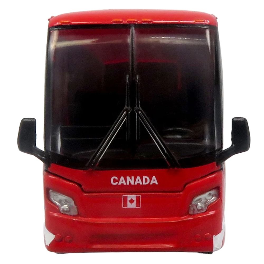 Prevost H3-45 Coach Bus "Canada National Soccer Team" Red with Graphics "International Federation of the Global Game" Series Limited Edition to 504 pieces Worldwide 1/87 (HO) Diecast Model by Iconic Replicas view 4