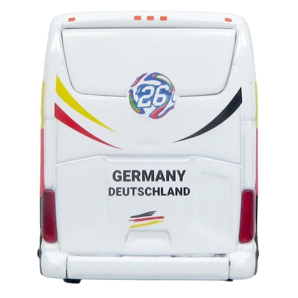 Daimler Tourrider Coach Bus "Germany National Football Team" White with Graphics "International Federation of the Global Game" Series Limited Edition to 504 pieces Worldwide 1/87 (HO) Diecast Model by Iconic Replicas view 5