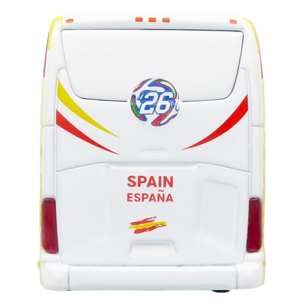 Daimler Tourrider Coach Bus "Spain National Football Team" Yellow with Graphics "International Federation of the Global Game" Series Limited Edition to 504 pieces Worldwide 1/87 (HO) Diecast Model by Iconic Replicas view 5
