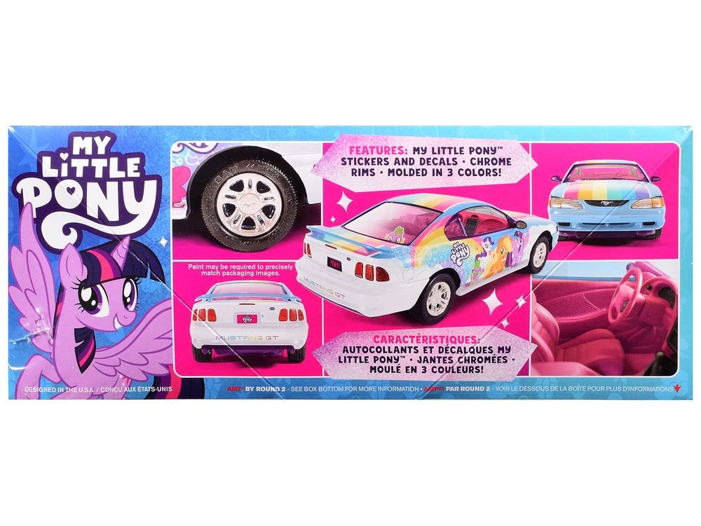 Skill 2 Model Kit 1996 Ford Mustang GT "My Little Pony" 1/25 Scale Model by AMT view 2